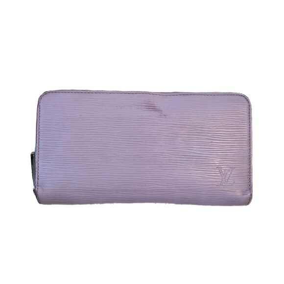 Louis Vuitton (Authentic) Rare Purple Lilac Epi Leather Zippy Long Wallet, GUC - Picture 2 of 12